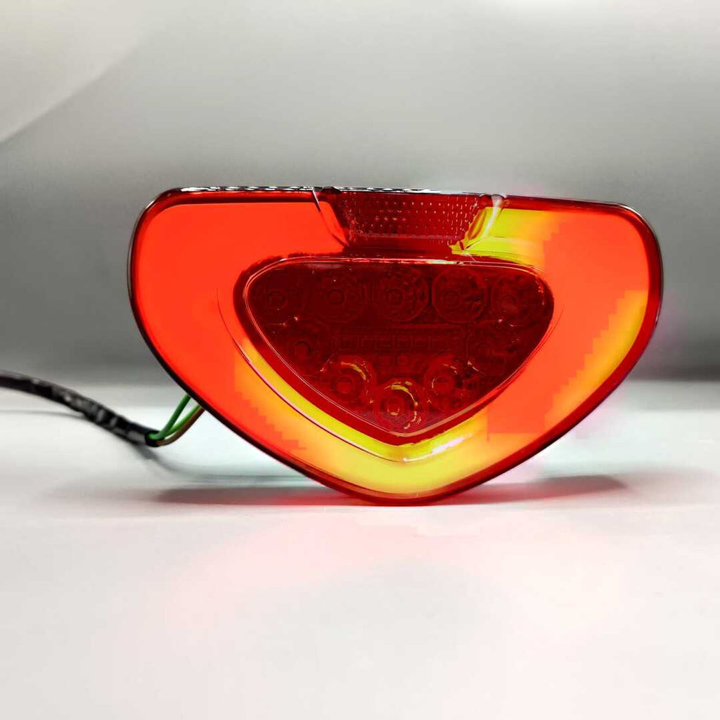 1 Pc Motorcycle Back Light in Audi Style With Flasher For CD 70