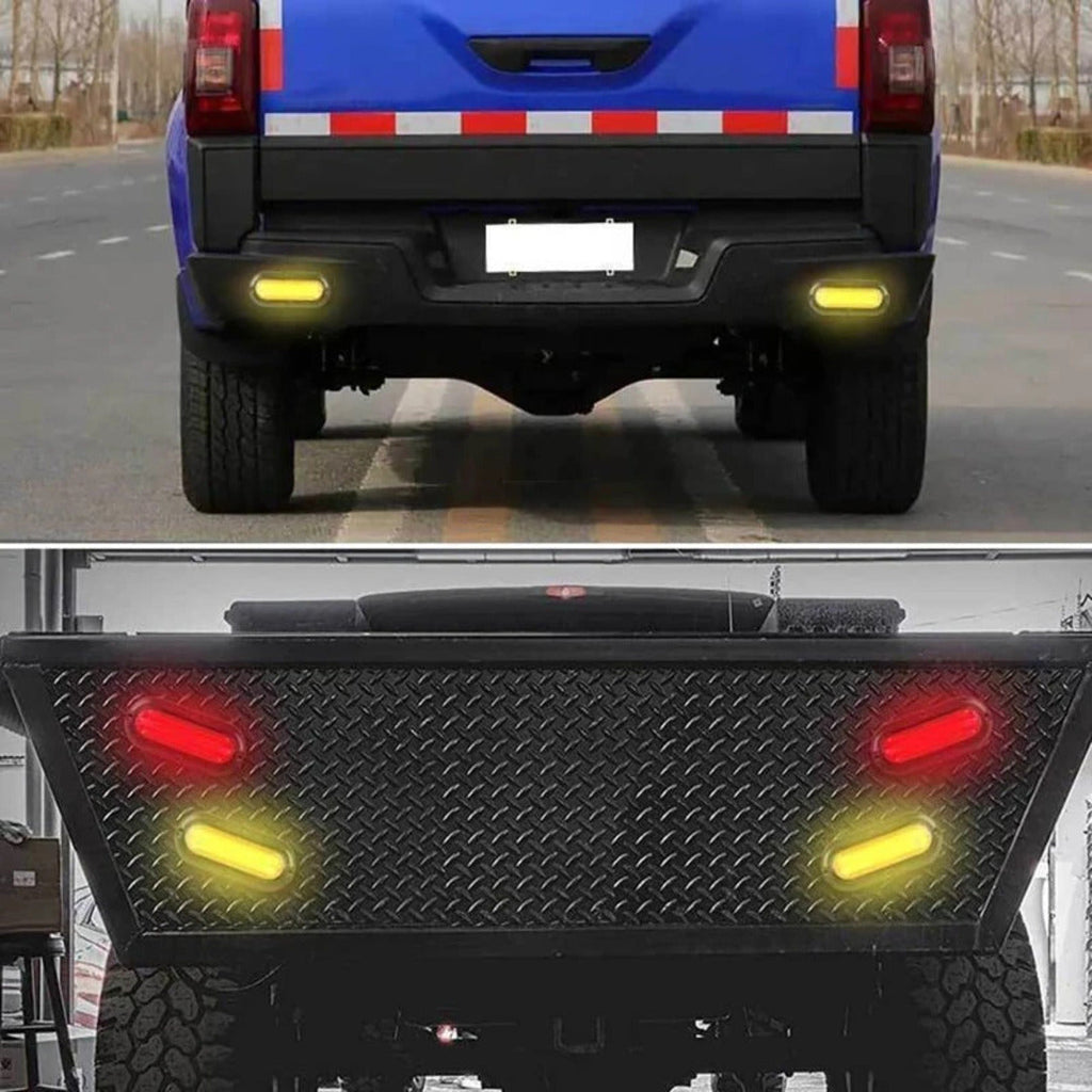 2 Pcs LED Tail Light DRL Running Light Rear Brake Lamp Turn Signal Lamp