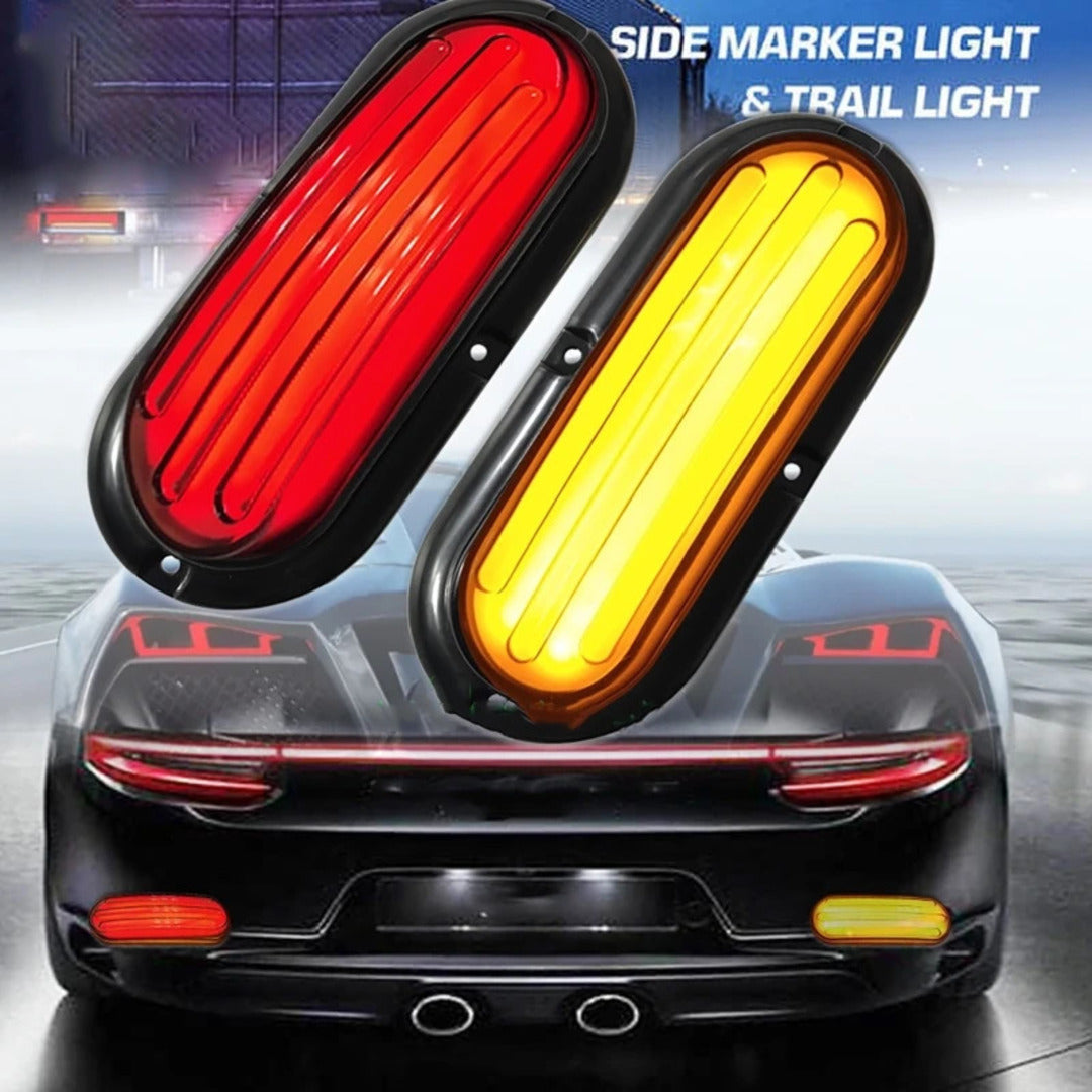 2 Pcs LED Tail Light DRL Running Light Rear Brake Lamp Turn Signal Lamp