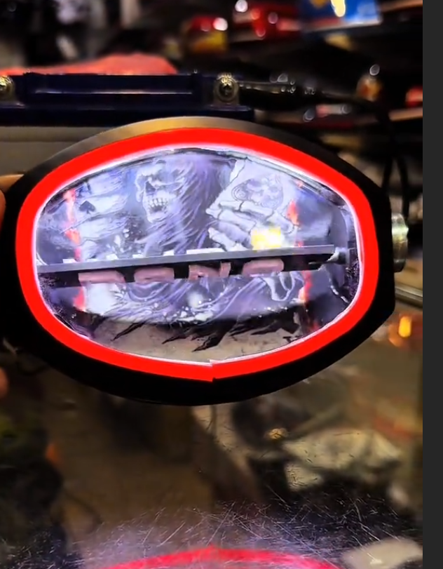 Rotating 2 in 1 Custom name backlights