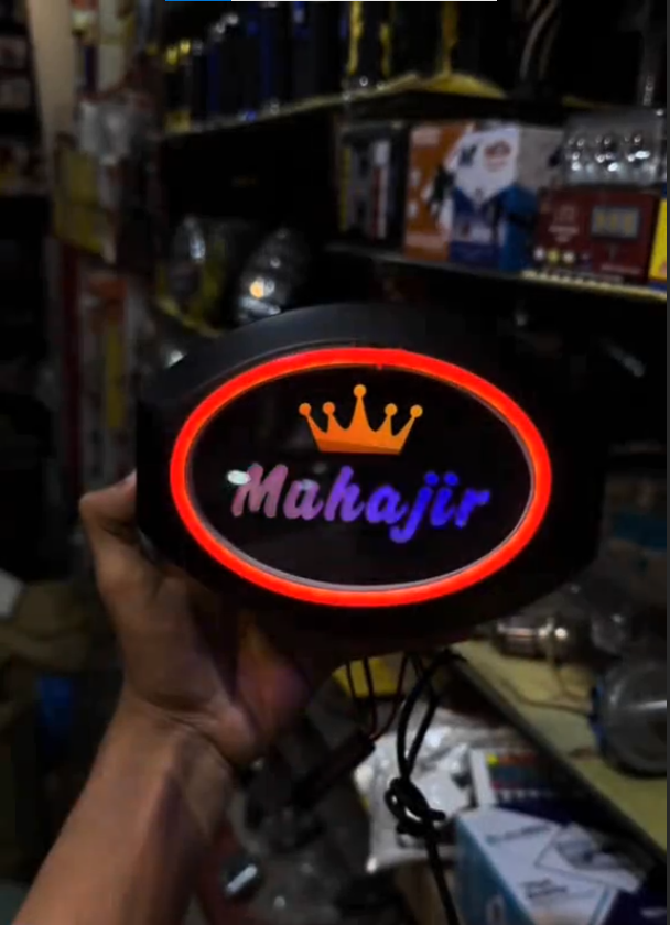 Custom Name Backlights Crown Style